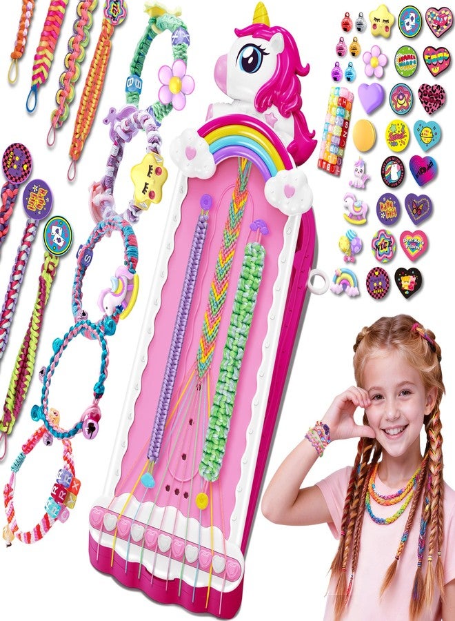 Tqeieu Unicorn Toys for Girls Age 4-6 6-8 8-12, 2-in-1 Friendship Bracelet Making Kit for Girls, Arts and Crafts for Kids Toy,4 5 6 7 8 9 10 11 12 Year Olds Christmas Birthday Gifts,Teen Girl Gift Ideas - Image 1
